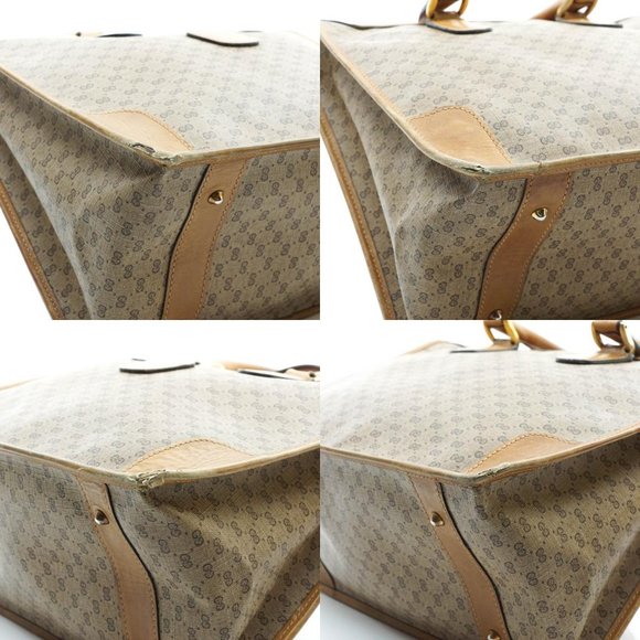 Auth Gucci Micro Gg Hand Bag Brown #15988V12 - Picture 13 of 14